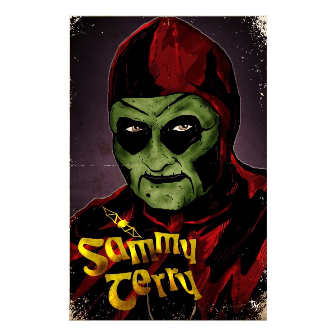 Sammy Stares 11x17 Art Poster Sammy Terry