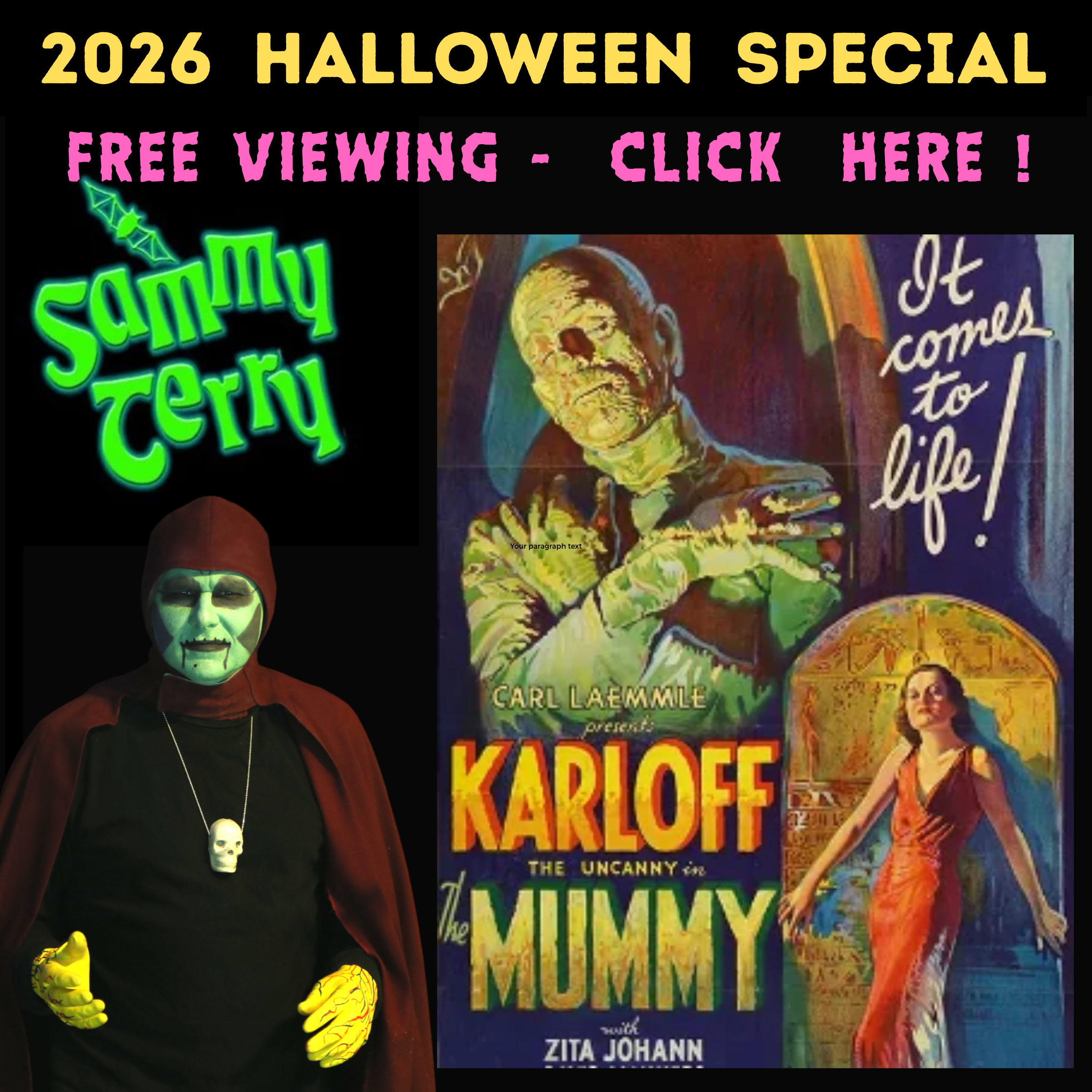 NT Show 2026 Hall The Mummy